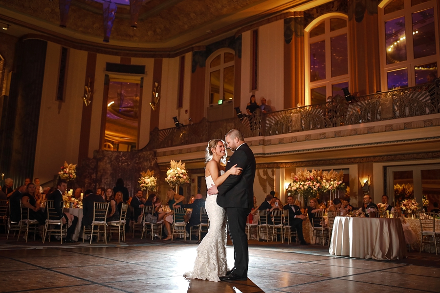 First dance at the Hilton Netherland Plaza Hall of Mirrors