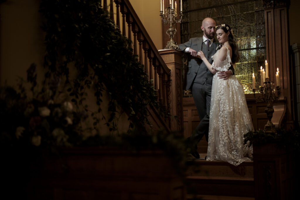 Fairytale Fall wedding at Wiedemann Hill Mansion